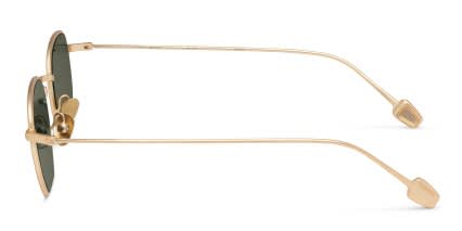 FORK Cutoff Gold glasses - Gold - Side View