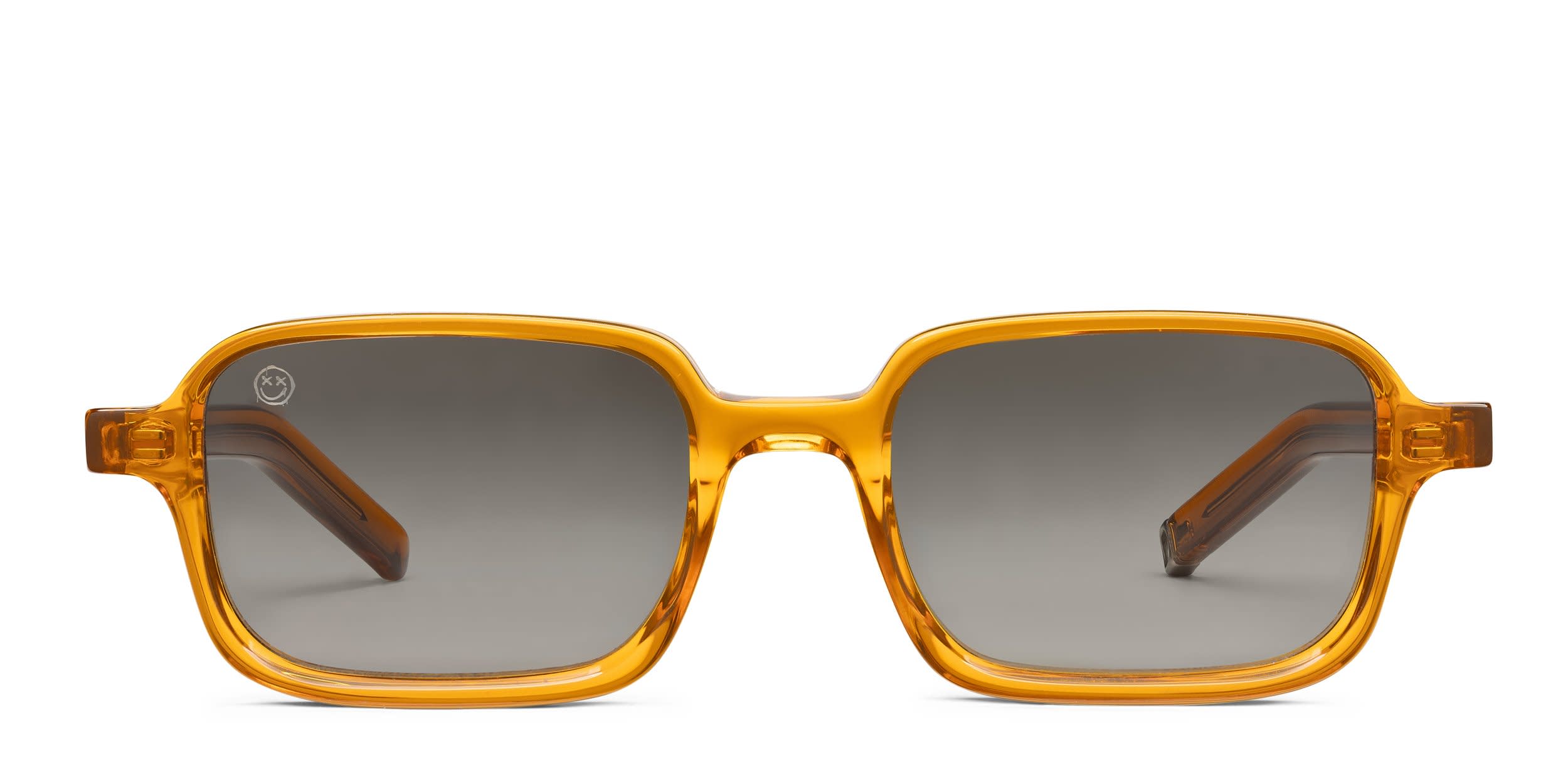 FORK 04AM Orange glasses - Orange - Frontal View