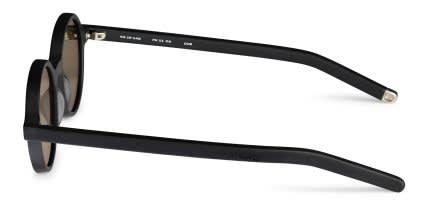 FORK Cue Black glasses - Black - Side View