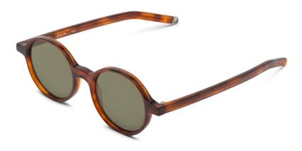 FORK Cue Tortoise, Green glasses - Tortoise / Green - Angle View