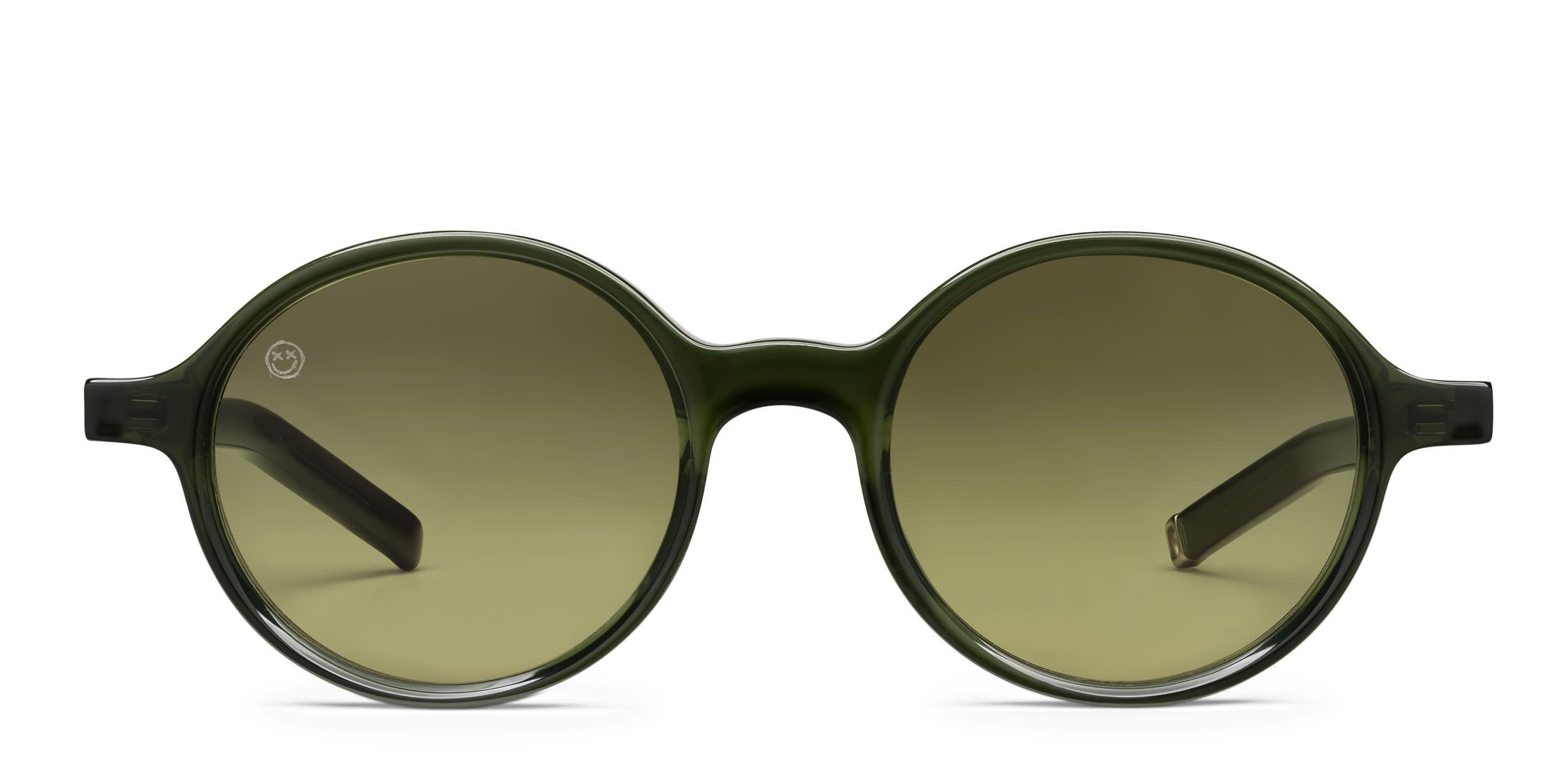 FORK Cue Green glasses - Green - Frontal View