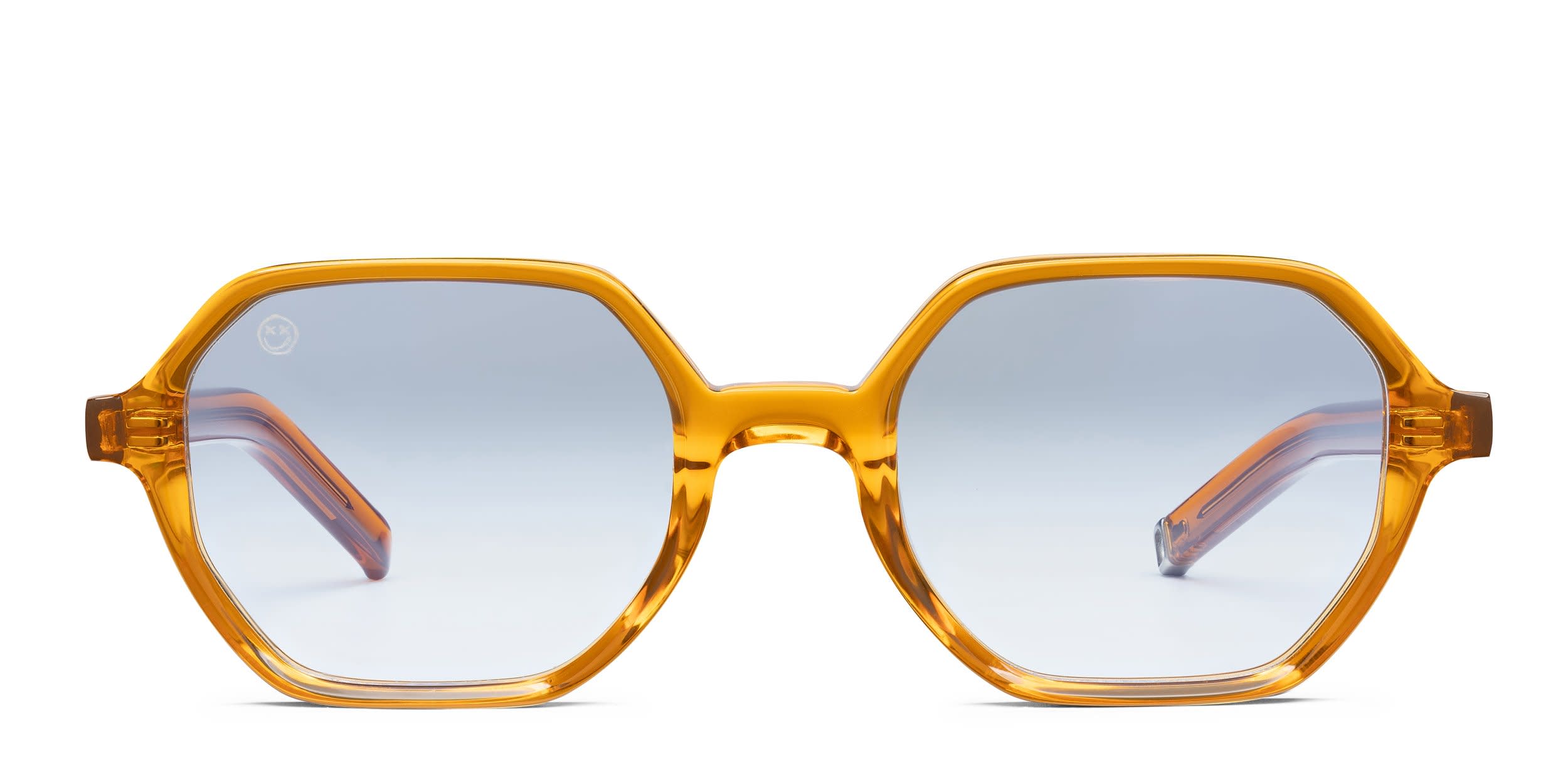 FORK Offset Orange glasses - Orange - Frontal View