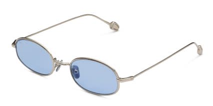FORK Drift Silver, Blue glasses - Silver / Blue - Angle View