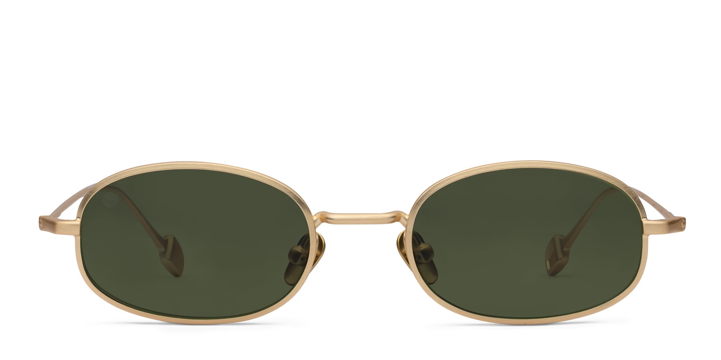 FORK Drift Gold, Green glasses - Gold / Green - Frontal View
