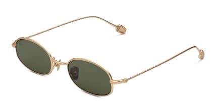FORK Drift Gold, Green glasses - Gold / Green - Angle View