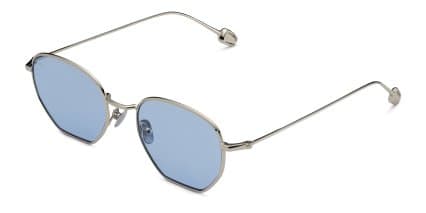FORK Cutoff Silver glasses - Silver - Angle View