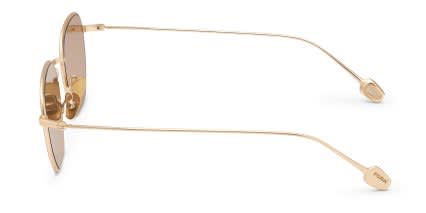 FORK Cutoff Gold, Brown glasses - Gold / Brown - Side View