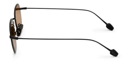 FORK Cutoff Black, Yellow glasses - Black / Yellow - Side View