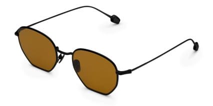 FORK Cutoff Black, Yellow glasses - Black / Yellow - Angle View