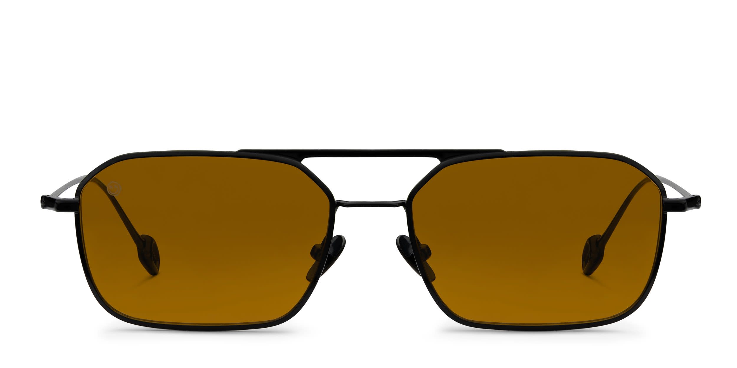 FORK Overnight Black, Yellow glasses - Black / Yellow - Frontal View