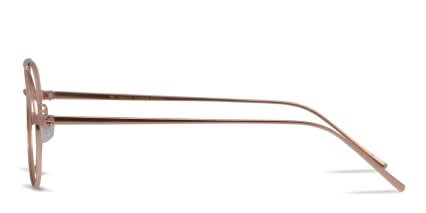 Muse X Hilary Duff Lizzie Rose Gold glasses - Rose Gold - Side View