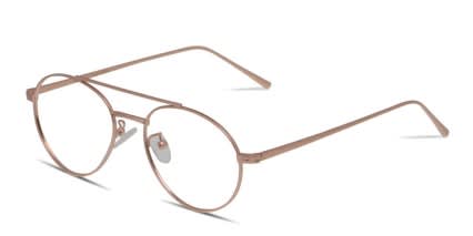 Muse X Hilary Duff Lizzie Rose Gold glasses - Rose Gold - Angle View