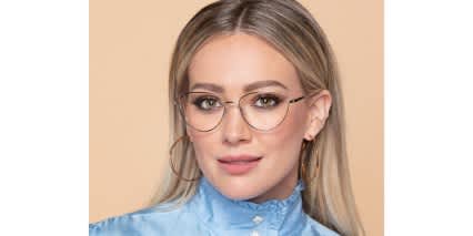 Muse X Hilary Duff Sonia Silver glasses - Silver - Angle View