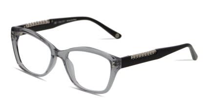Muse X Hilary Duff Sophie Gray, Clear, Black glasses - Gray / Clear / Black - Angle View