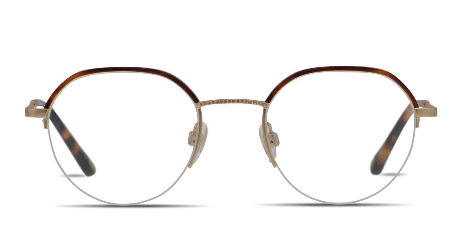 Tom Ford TF5746-D-B Tortoise/Gold Eyeglasses | Includes FREE