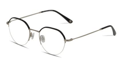 Muse X Hilary Duff Frida Black, Silver glasses - Black / Silver - Angle View