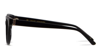 Muse X Hilary Duff Gloria Shiny Black glasses - Shiny Black - Side View