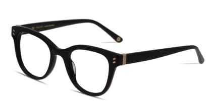 Muse X Hilary Duff Gloria Shiny Black glasses - Shiny Black - Angle View