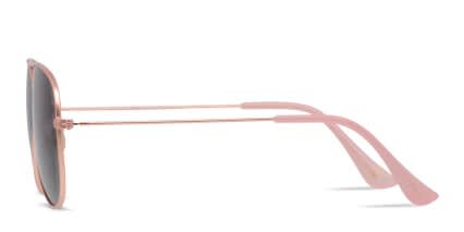 Muse X Hilary Duff Joan Pink glasses - Rose Gold - Side View