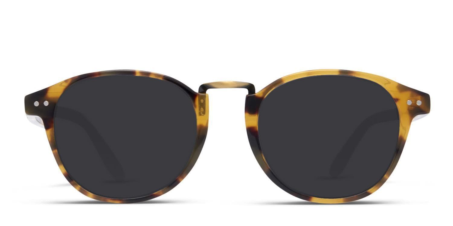Muse X Hilary Duff Margaret Tortoise, Yellow glasses - Tortoise / Yellow - Frontal View