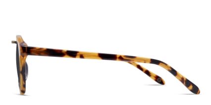 Muse X Hilary Duff Margaret Tortoise, Yellow glasses - Tortoise / Yellow - Side View