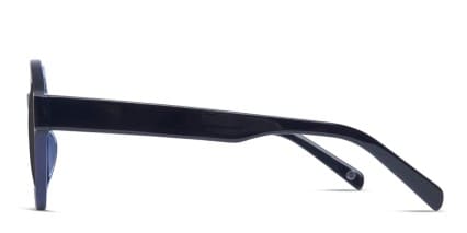 Muse X Hilary Duff Anna Black, Blue glasses - Black / Blue - Side View