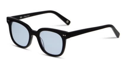 Muse X Hilary Duff Clara Black glasses - Shiny Black - Angle View