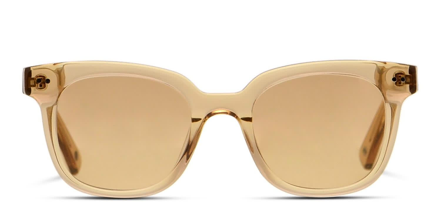 Muse X Hilary Duff Clara Clear Beige glasses - Beige / Clear - Frontal View