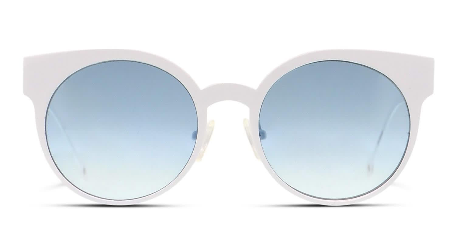 Muse X Hilary Duff Jane White glasses - White - Frontal View
