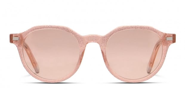 Muse X Hilary Duff Diana Clear Pink Glitter Prescription Sunglasses 50 Off Lenses