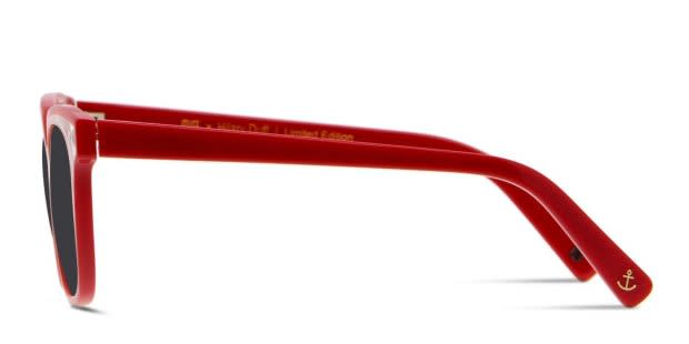 Muse X Hilary Duff Stevie Red, Clear Prescription Sunglasses  display picture 2