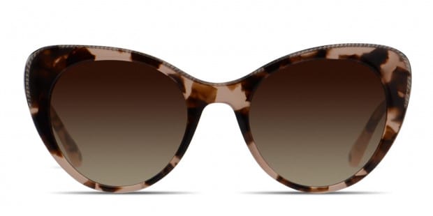 Cat Eye Duff Sunglasses Muse X Hilary Duff Lily Tortoise/Pink/Silver