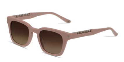 Muse X Hilary Duff Grace Pink, Silver glasses - Pink / Silver - Side View