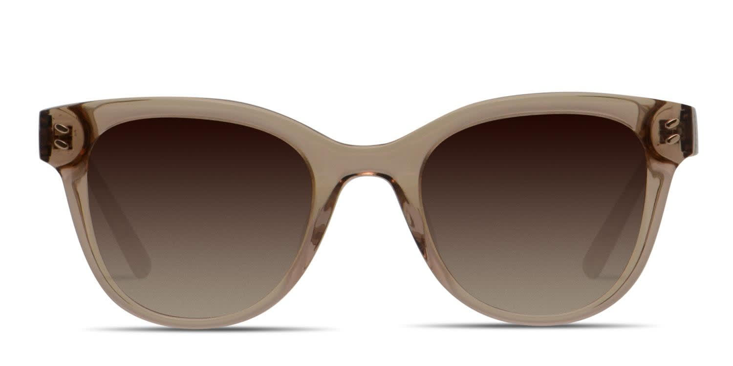 Muse X Hilary Duff Gloria Brown, Clear glasses - Brown / Clear - Frontal View