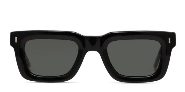 Ottoto District Shiny Black Prescription Sunglasses - 50% Off Lenses
