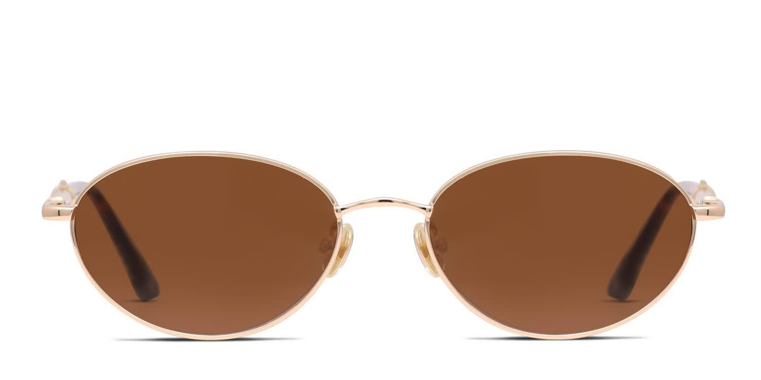 Amelia E. Swift Gold glasses - Gold - Frontal View