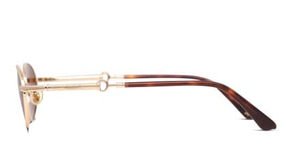 Amelia E. Swift Gold glasses - Gold - Side View