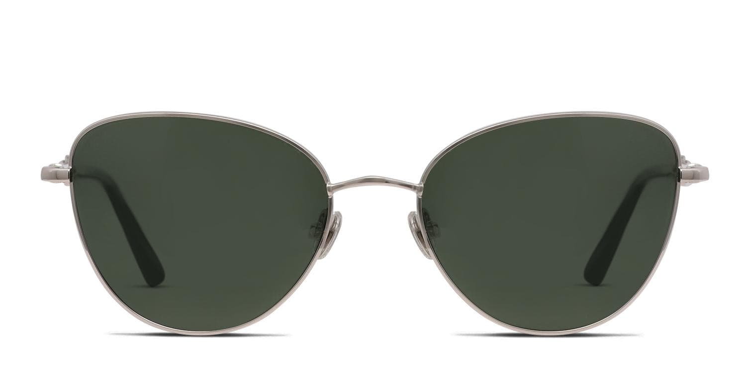 Amelia E. Brielle Silver glasses - Silver - Frontal View
