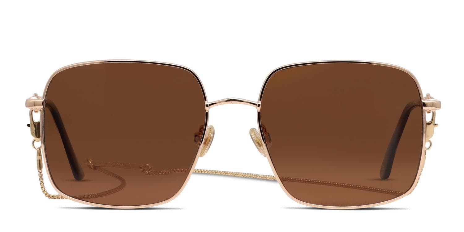 American Optical Sirmont Brown, Gold Prescription Sunglasses American Optical Sirmont Brown, Gold Prescription Sunglasses
