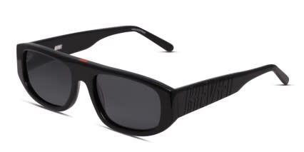 Revel Star Shiny Black glasses - Shiny Black - Angle View