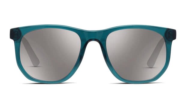 Justaucorps gym manches longues à strass fille, turquoise et bleu