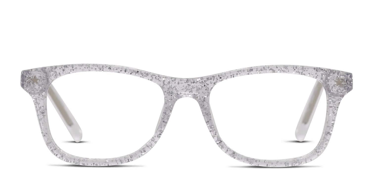 Olos Dora Kids Clear, Glitter glasses - Clear / Glitter - Frontal View