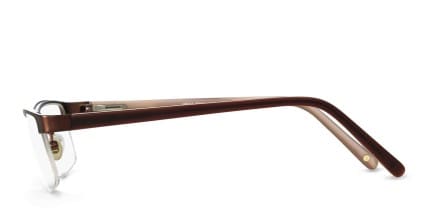 Malcolm Brown glasses - Brown - Side View