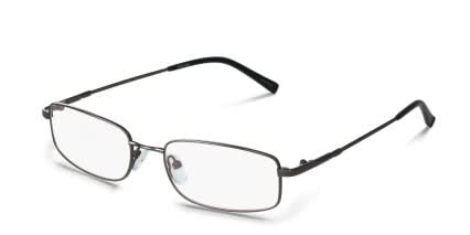 Troy Gunmetal glasses - Gunmetal - Angle View