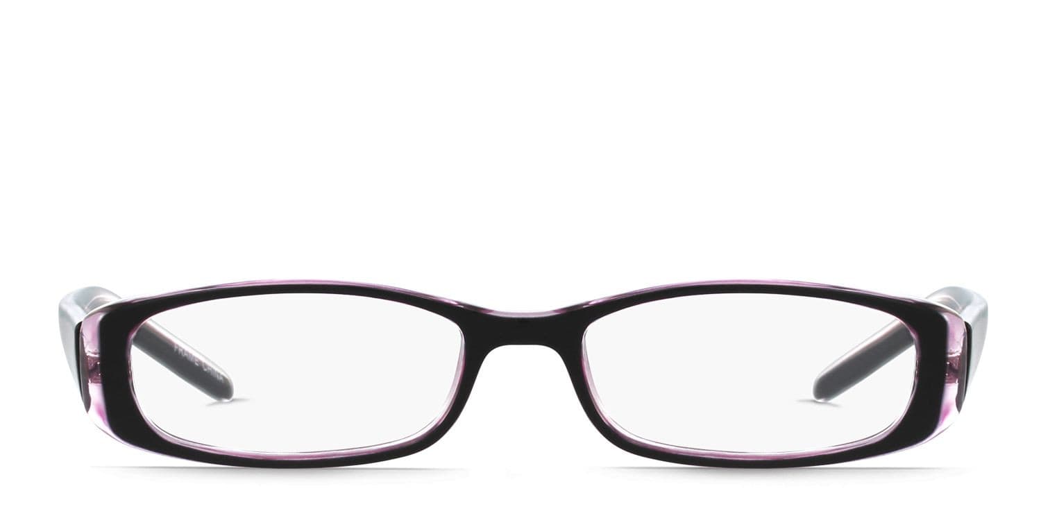 Juniper Black/Purple Kids glasses - Black / Purple - Frontal View