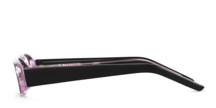 Juniper Black/Purple Kids glasses - Black / Purple - Side View