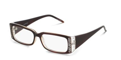 Clover Brown glasses - Brown - Angle View