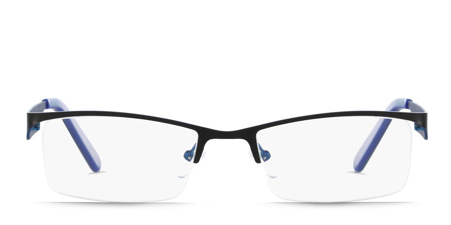 Hero Black w/Blue glasses - Black / Blue - Frontal View