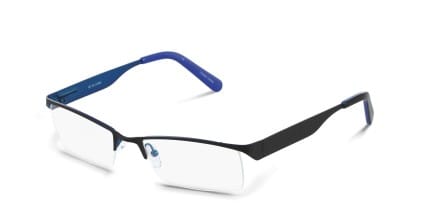 Hero Black w/Blue glasses - Black / Blue - Angle View