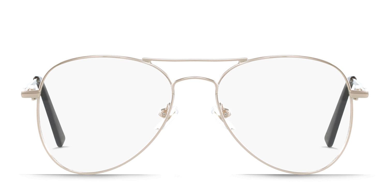 Flint Gold glasses - Gold - Frontal View